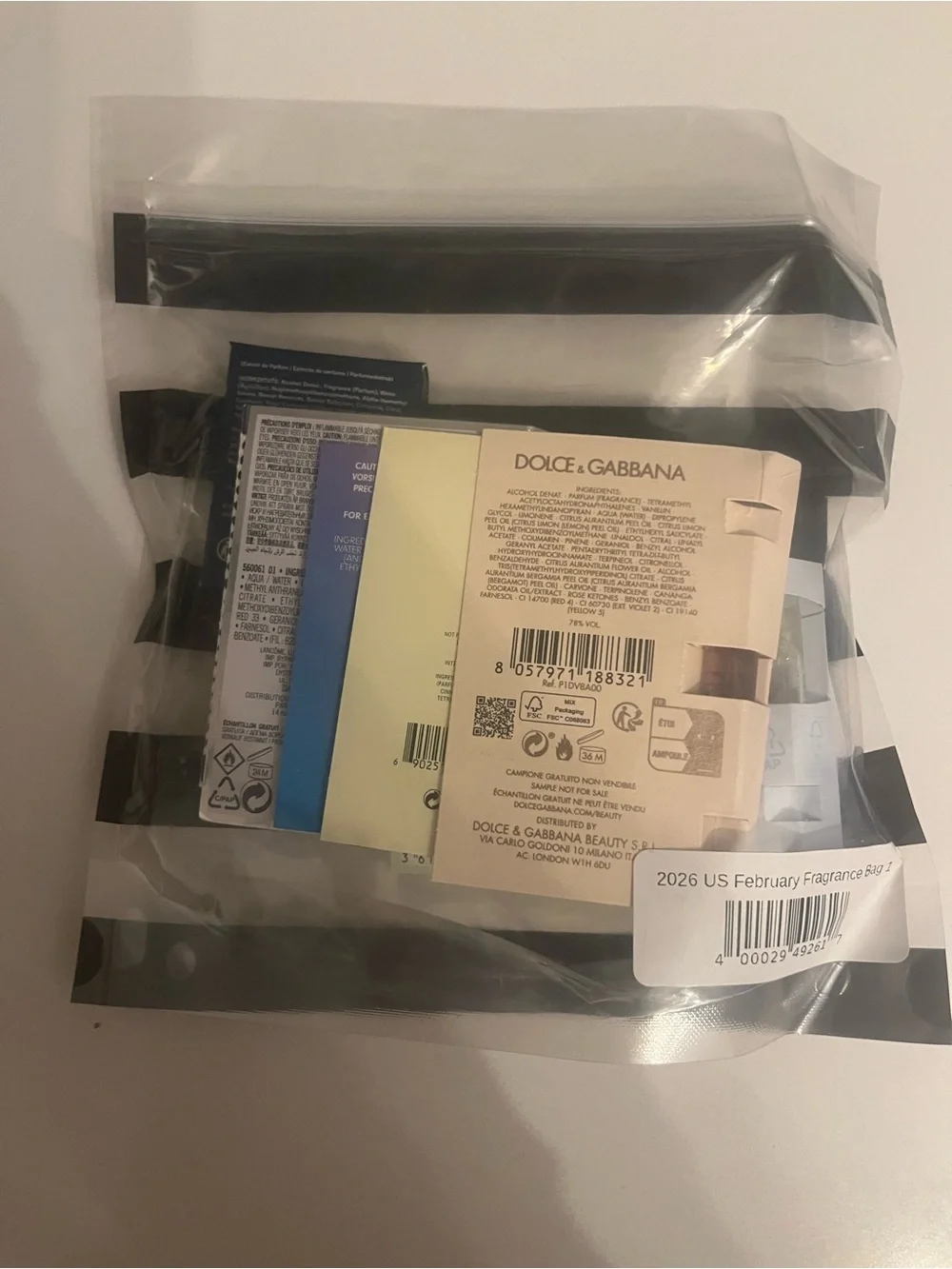 Sephora February 2026 sample bag